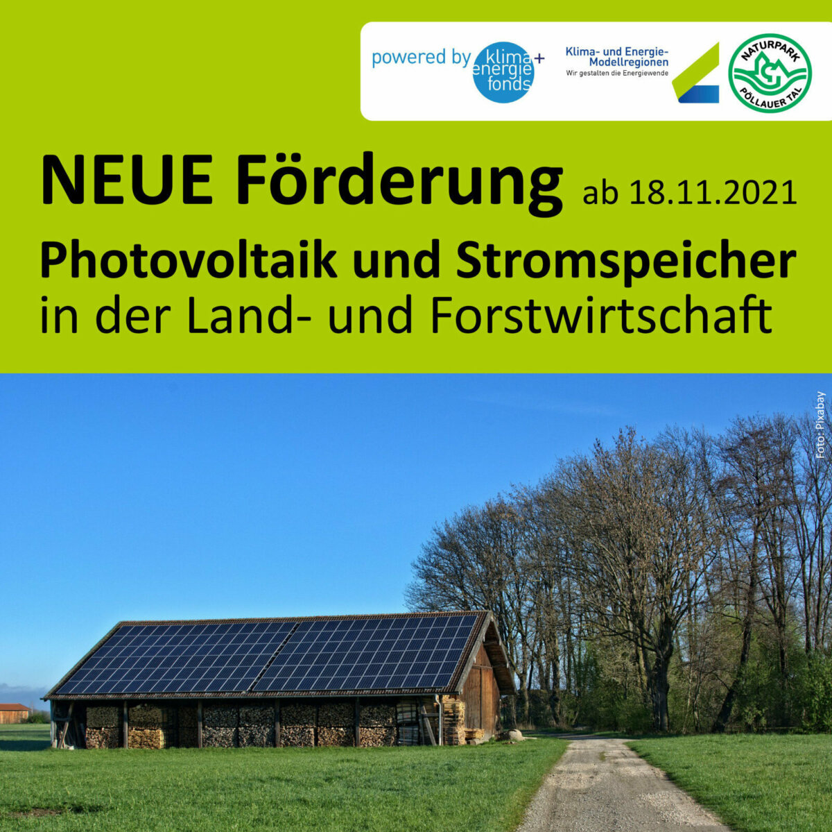 Neue Förderung für Photovoltaik in der Landwirtschaft 