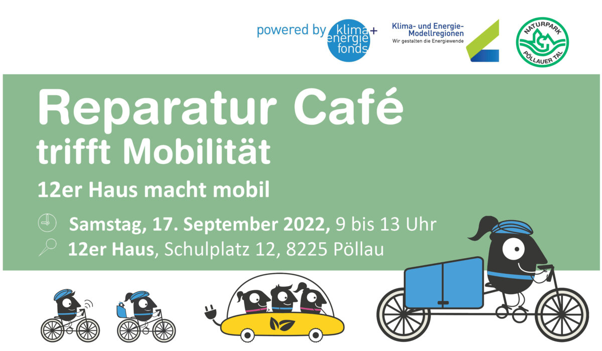 Einladung: Reparatur Café trifft Mobilität