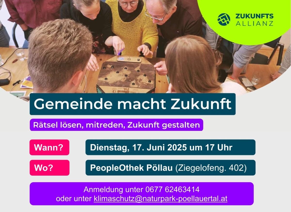 Rätsel lösen, mitreden, Zukunft gestalten