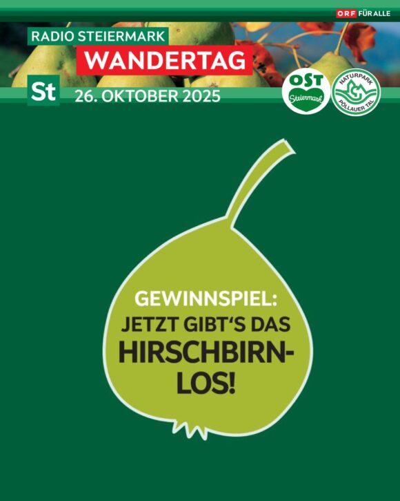GEWINNEN Sie mit den Hirschbirnlos am 26. Oktober 2025