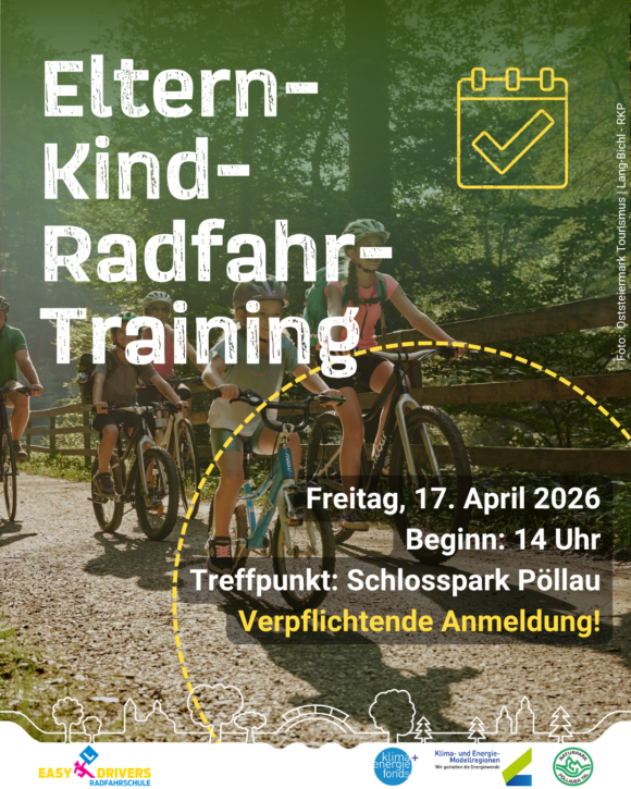 Radfahr-Training für Kinder und deren Eltern